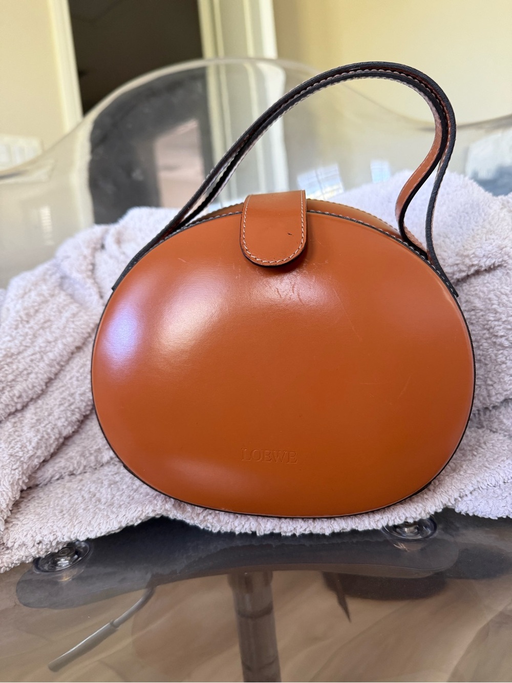 Loewe Oval Mini Top-Handle Bag